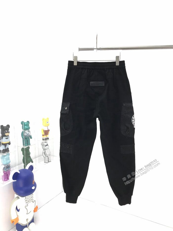 Chrome Hearts男裝 克羅心秋冬新款拼接加厚工裝衛褲  ydi3460